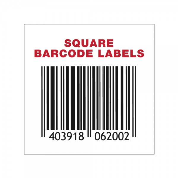 Square Barcode Labels, D2SCBARCODES1