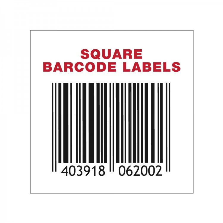 Square Barcode Labels, D2SCBARCODES1