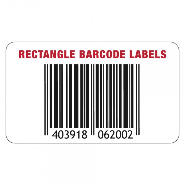 Rectangle Barcode Labels