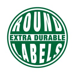 Round Extra Durable Labels