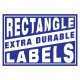 Rectangle Extra Durable Labels