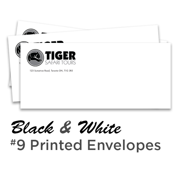 B&W #9 Printed Envelope