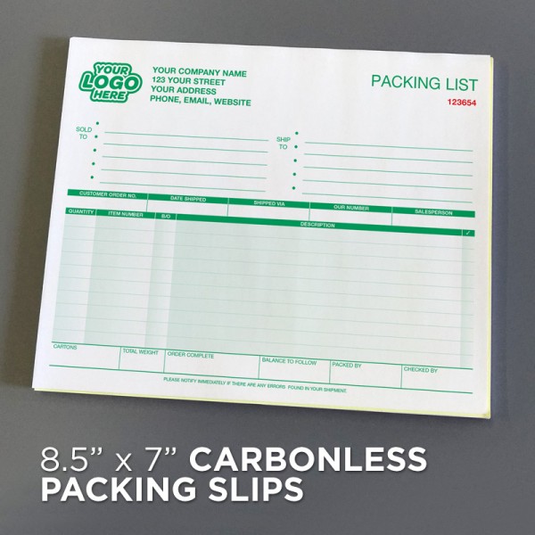 Packing Slips Packing Slips