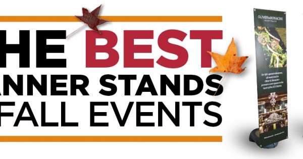 Fall Stand banner stands for fall events