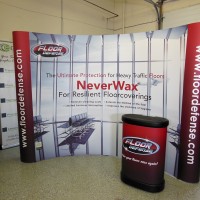 10ft Curved Pop Up Display w/ Case