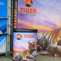 10ft Curved Pop Up Display w/Case