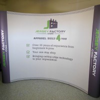 10ft Curved Pop Up Display