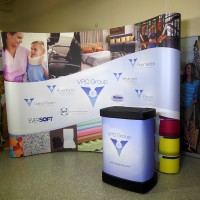 10ft Curved Pop Up Display w/Case