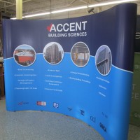 10ft Curved Pop Up Display
