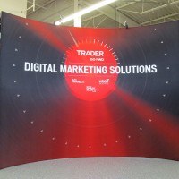 10ft Curved Pillowcase Fabric Display