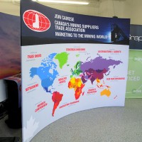 10ft Curved Pillowcase Fabric Display