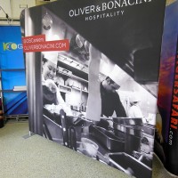 8ft Straight Pillowcase Fabric Display