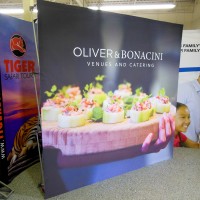 8ft Straight Tension Fabric Displays