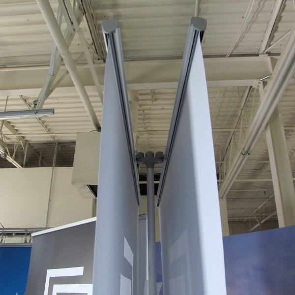 Orient 2 Double Sided Rectractable Banner Stand 35.5" Wide