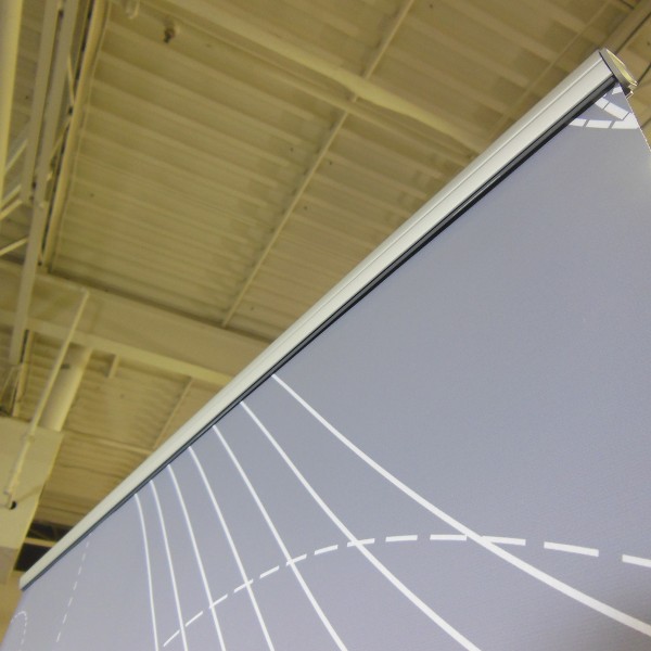 Pacific Retractable Banner Stand 35.5" in  Silver
