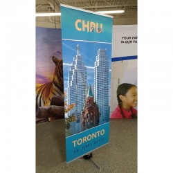 Trio Telescopic Banner Stand 31.5"W x 78.5H" Trio Telescopic Banner Stand 31.5"W x 78.5H"