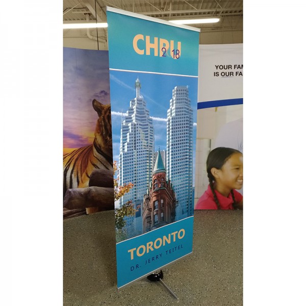 Trio Telescopic Banner Stand 31.5"W x 78.5H" Trio Telescopic Banner Stand 31.5"W x 78.5H"