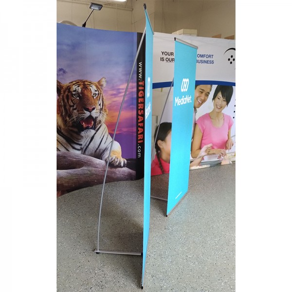 Lightning Banner Stand  31"W x 77"H