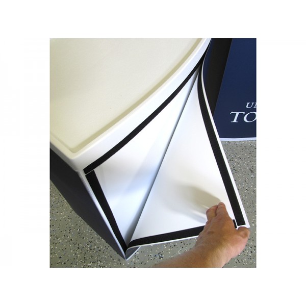 Campaign Promotional Counter with Internal Shelf Counter