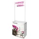 Campaign Promotional Counter with Internal Shelf Counter