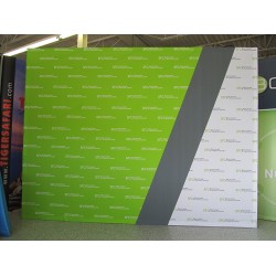 10FT Wide Straight Fabric Trade Show Display 10FT Wide Straight Fabric Trade Show Display