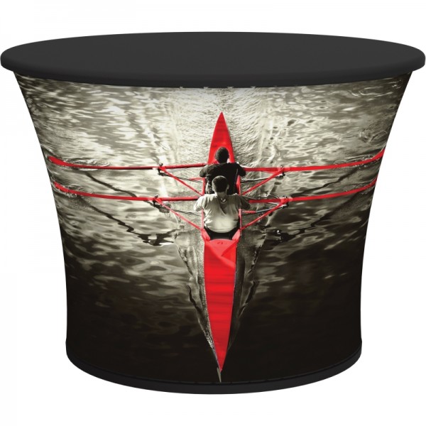 Formulate Oval Fabric Trade Show Counter
