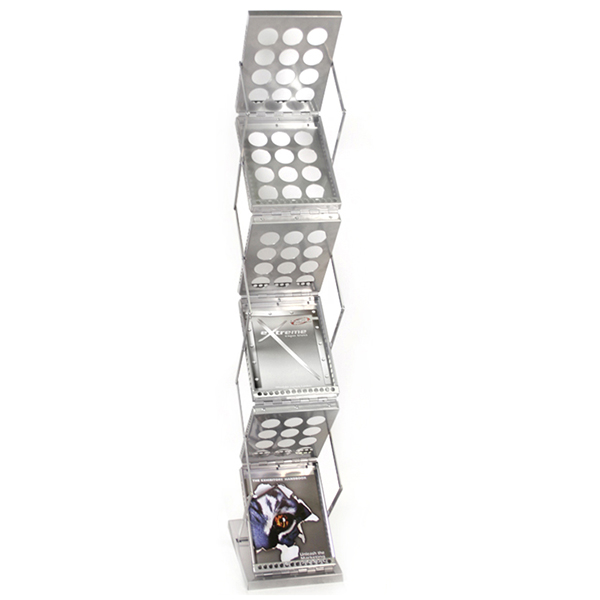 Zedup-1 Silver Literature Rack