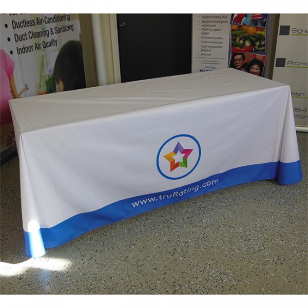 6 Ft Economy Trade Show Tablecloth