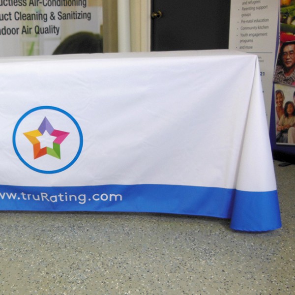 6 Ft Trade Show Tablecloth 6 Ft Trade Show Tablecloth