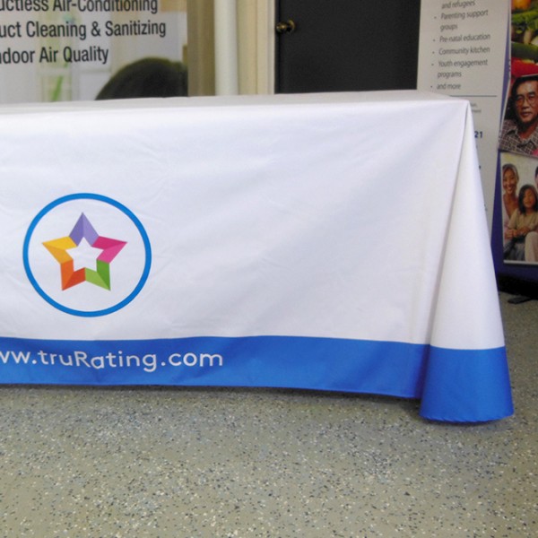 6 Ft Trade Show Tablecloth