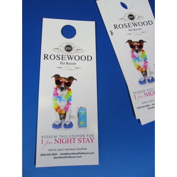 3.5 x 8.5 Full Colour Door Hangers