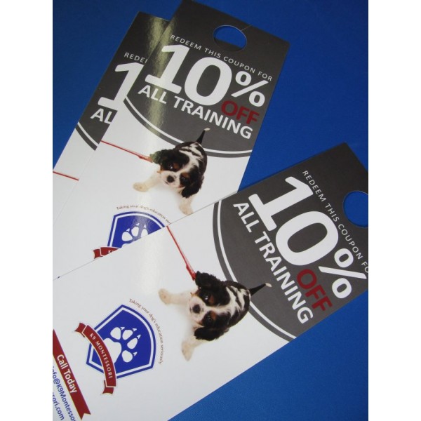 3.5 x 8.5 Full Colour Door Hangers