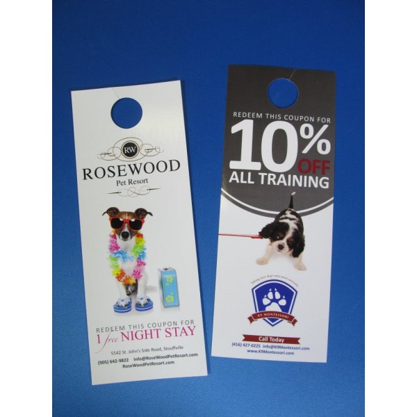 3.5 x 8.5 Full Colour Door Hangers