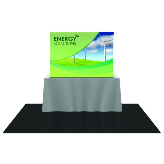 Table Top Fabric Trade Show Display with Rear Leg Table Top Fabric Trade Show Display with Rear Leg