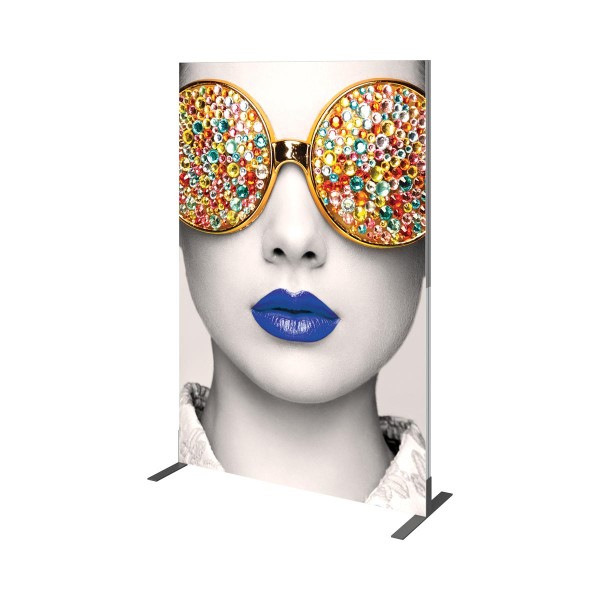 48" wide x 71” high  Rectangle Fabric Trade Show Panel