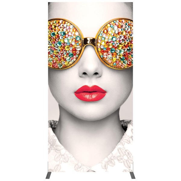 47" wide x 94” high Rectangle Fabric Trade Show Panel