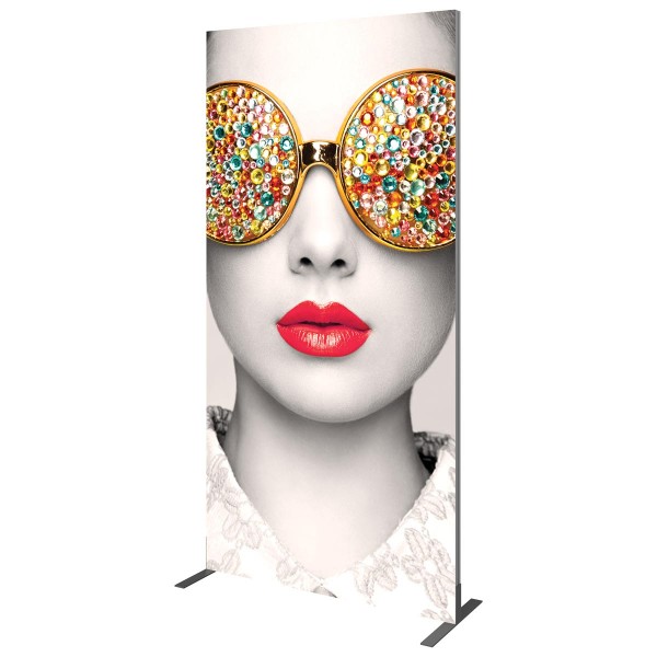 47" wide x 94” high Rectangle Fabric Trade Show Panel