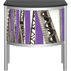 Vector Curved Trade Show Counter 5