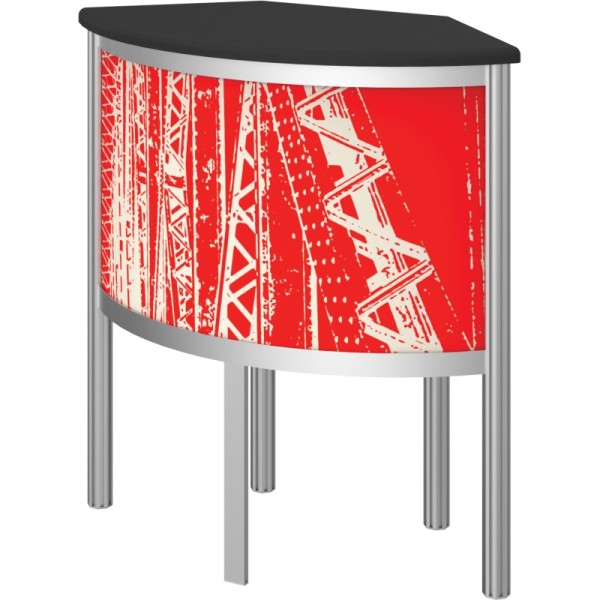 Vector Compact Curved Trade Show Counter 6