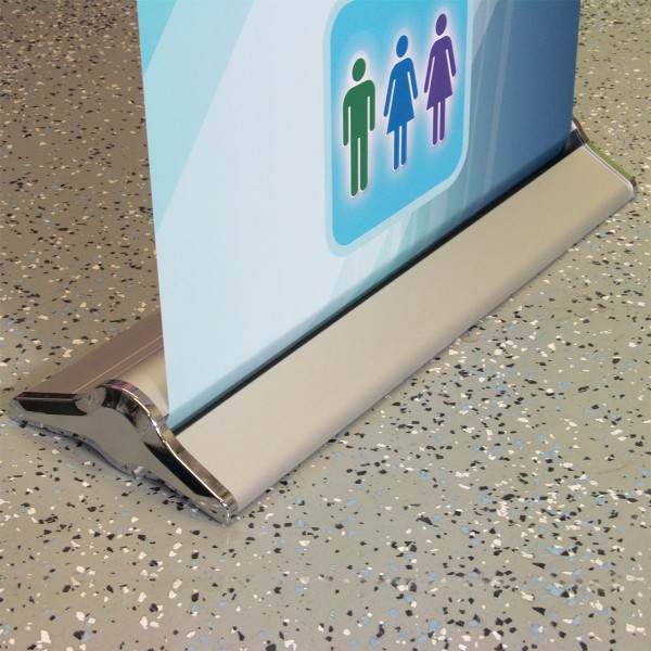 Blade Lite 23.5"w x 83.25"h Retractable Banner Stand