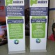 Blade Lite 23.5"w x 83.25"h Retractable Banner Stand