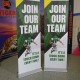 Blade Lite 23.5"w x 83.25"h Retractable Banner Stand