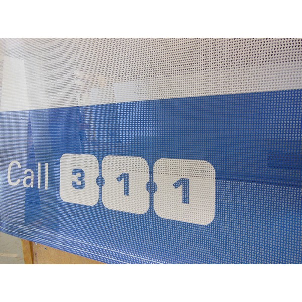 2' x 3' Mesh Vinyl Banner 2' x 3' Mesh Vinyl Banner