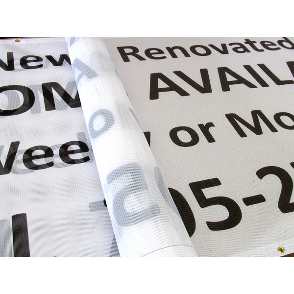 3' x 6' Mesh Vinyl Banner