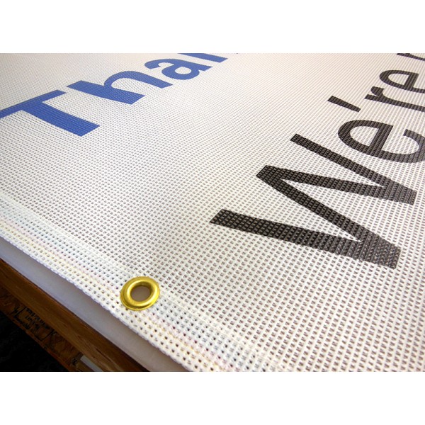 4' x 8'  Mesh Vinyl Banner