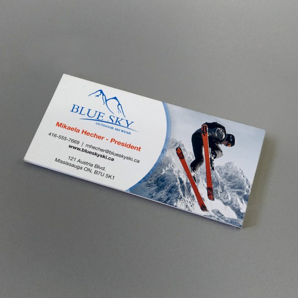 1.75" x 3.5" Matte Business Cards 1.75" x 3.5" Matte Business Cards