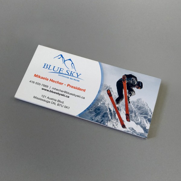 1.75" x 3.5" Matte Business Cards