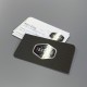 2" x 3.5" Spot UV Business Cards on matte card stock with round corners and spot uv on both sides