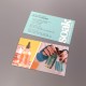 2" x 3.5" Silk Laminated Business Cards