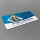 1.5" x 3.5" Round Corner Business Cards on matte card stock